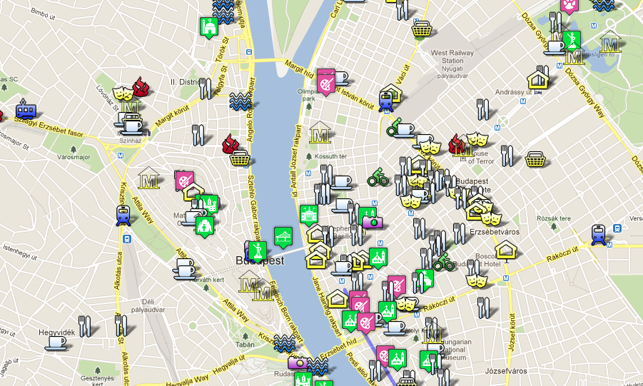Budapest Attractions Map PDF FREE Printable Tourist Map Budapest Budapest Attractions Map PDF FREE Printable Tourist Map Budapest