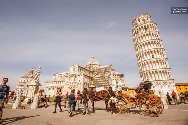 Pisa Half-Day Trip with Leaning Tower Skip-the-Line Entry Tickets