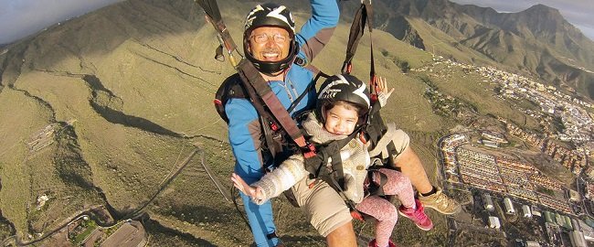 South Tenerife Tandem Paraglide Flight Tickets