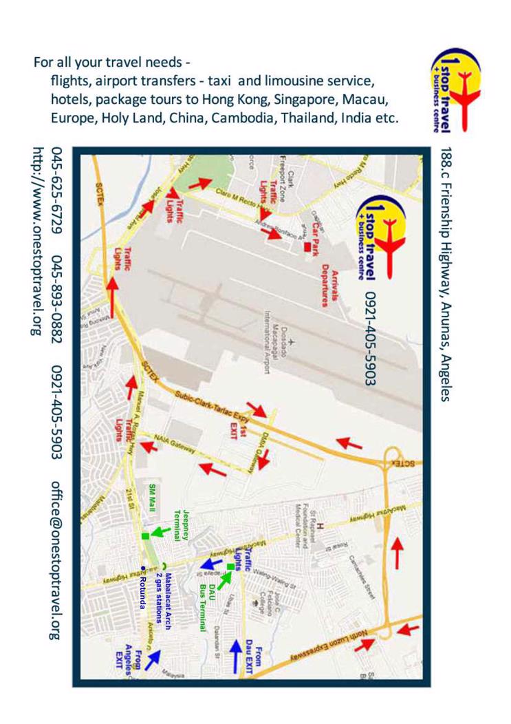 Clark Airport(CRK) Terminal Maps, Shops 