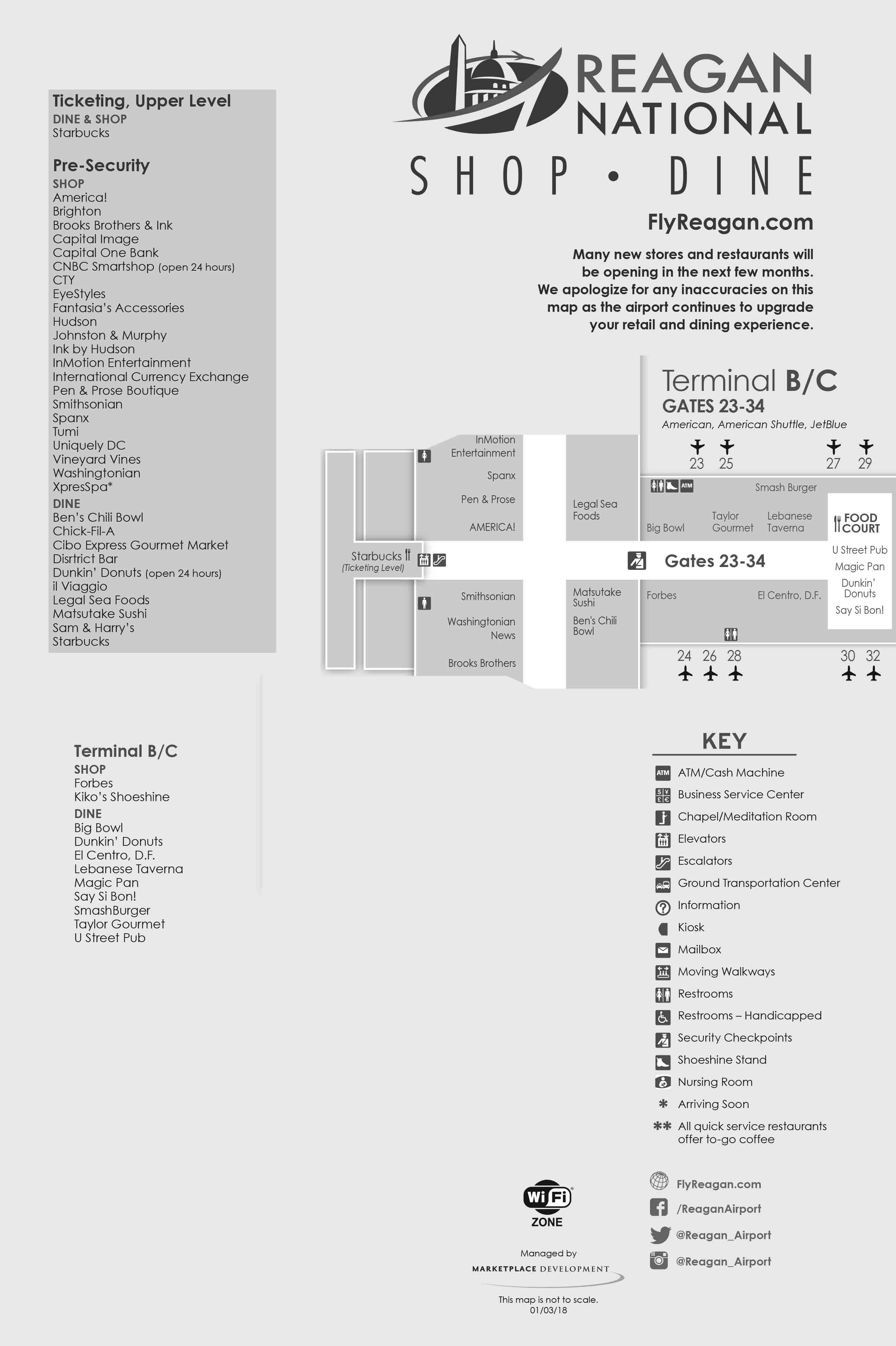 Ronald Reagan Airport Ground Transportation Transport Informations Lane
