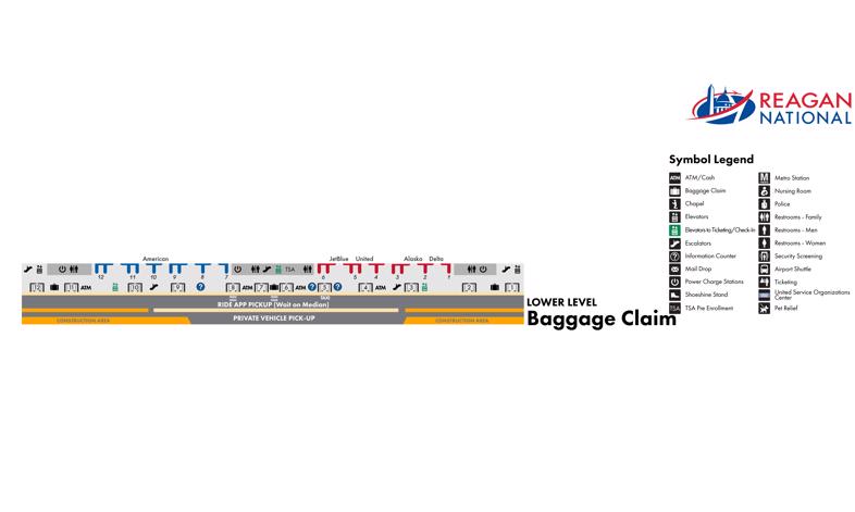 Dca Terminal B Map