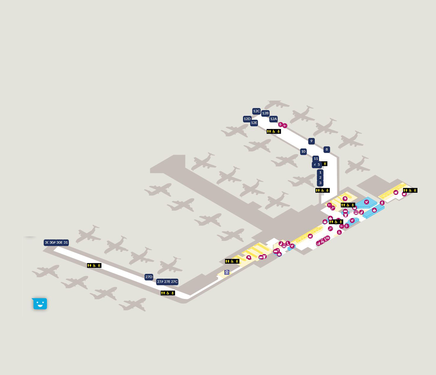 Glasgow Airport Map (GLA) Printable Terminal Maps, Shops, Food