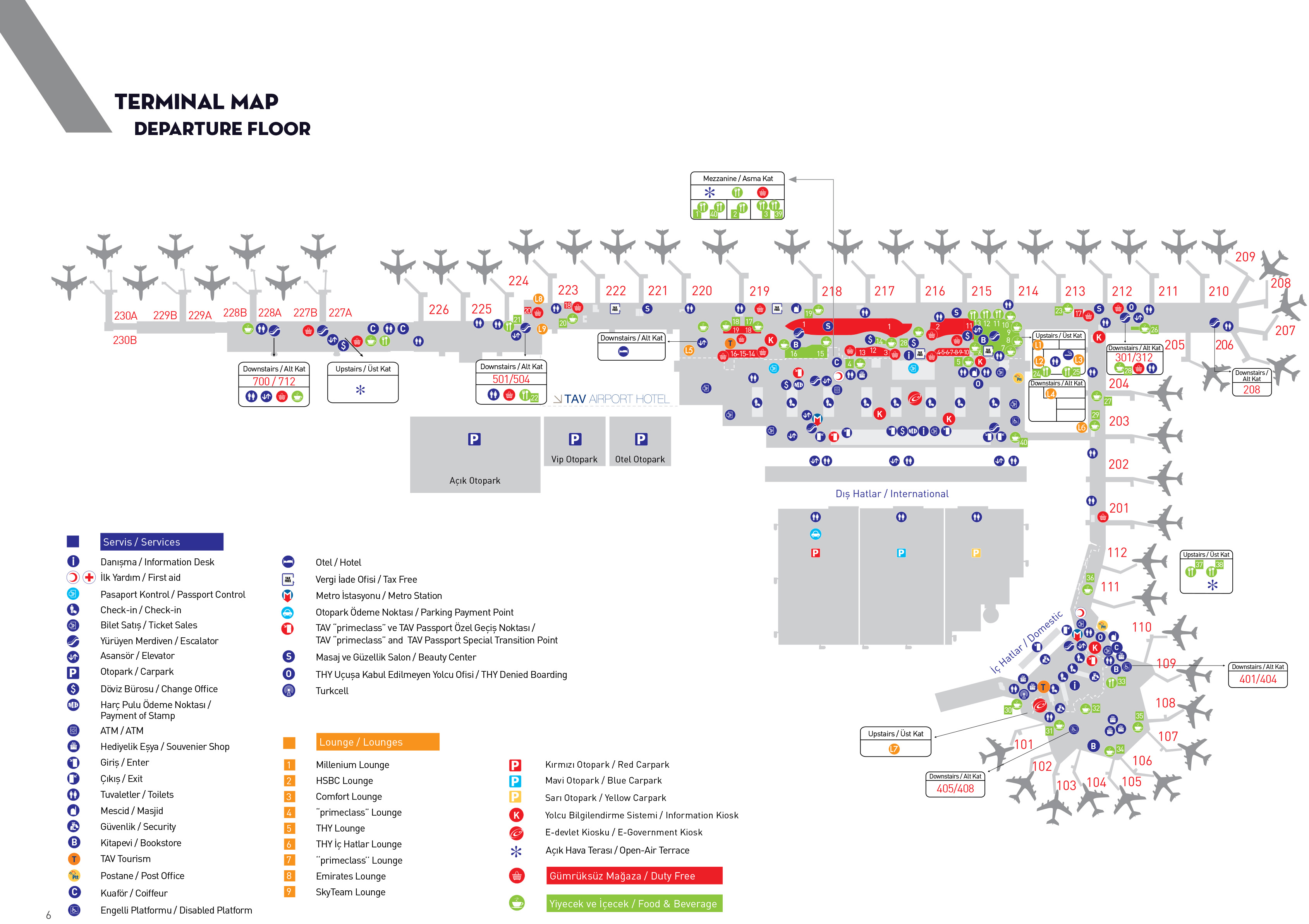 Istanbul Airport Map