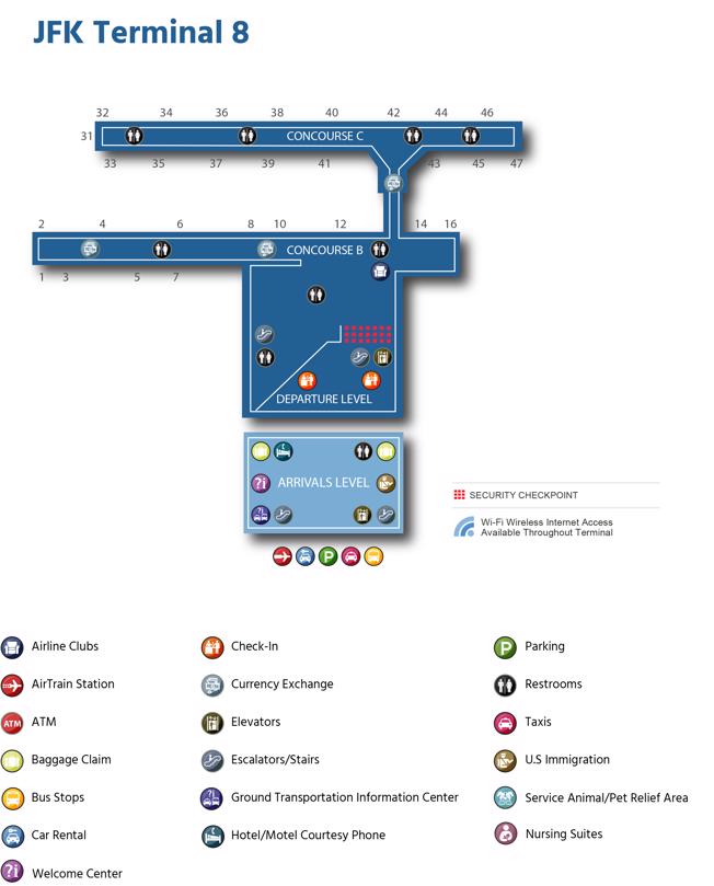 28 Map Of Jfk Airport Terminals Maps Online For You