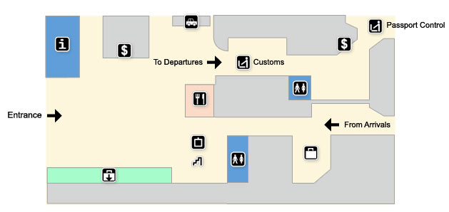 London City Airport(LCY) Terminal Maps Maps of Shops