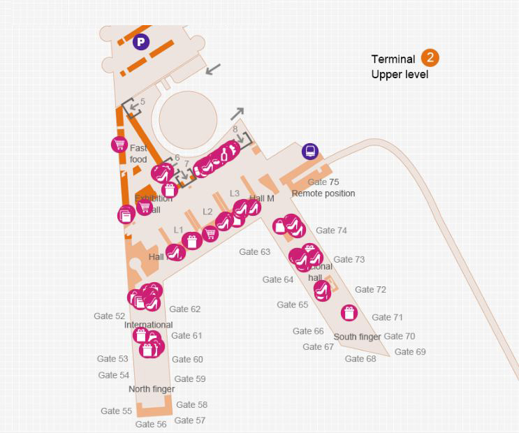 Mexico City Airport Map (MEX) Printable Terminal Maps, Shops, Food, Restaurants Maps