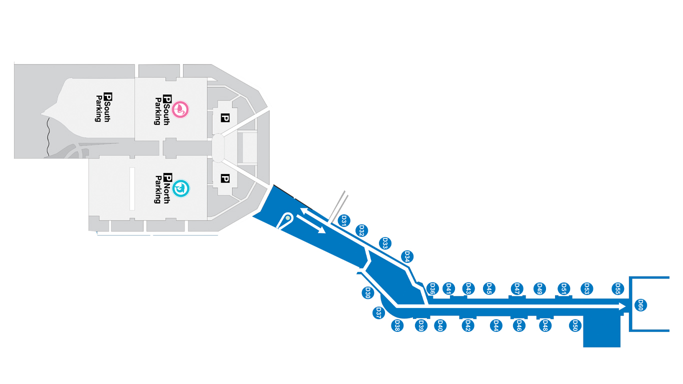 miami airport map (mia) - printable terminal maps, shops