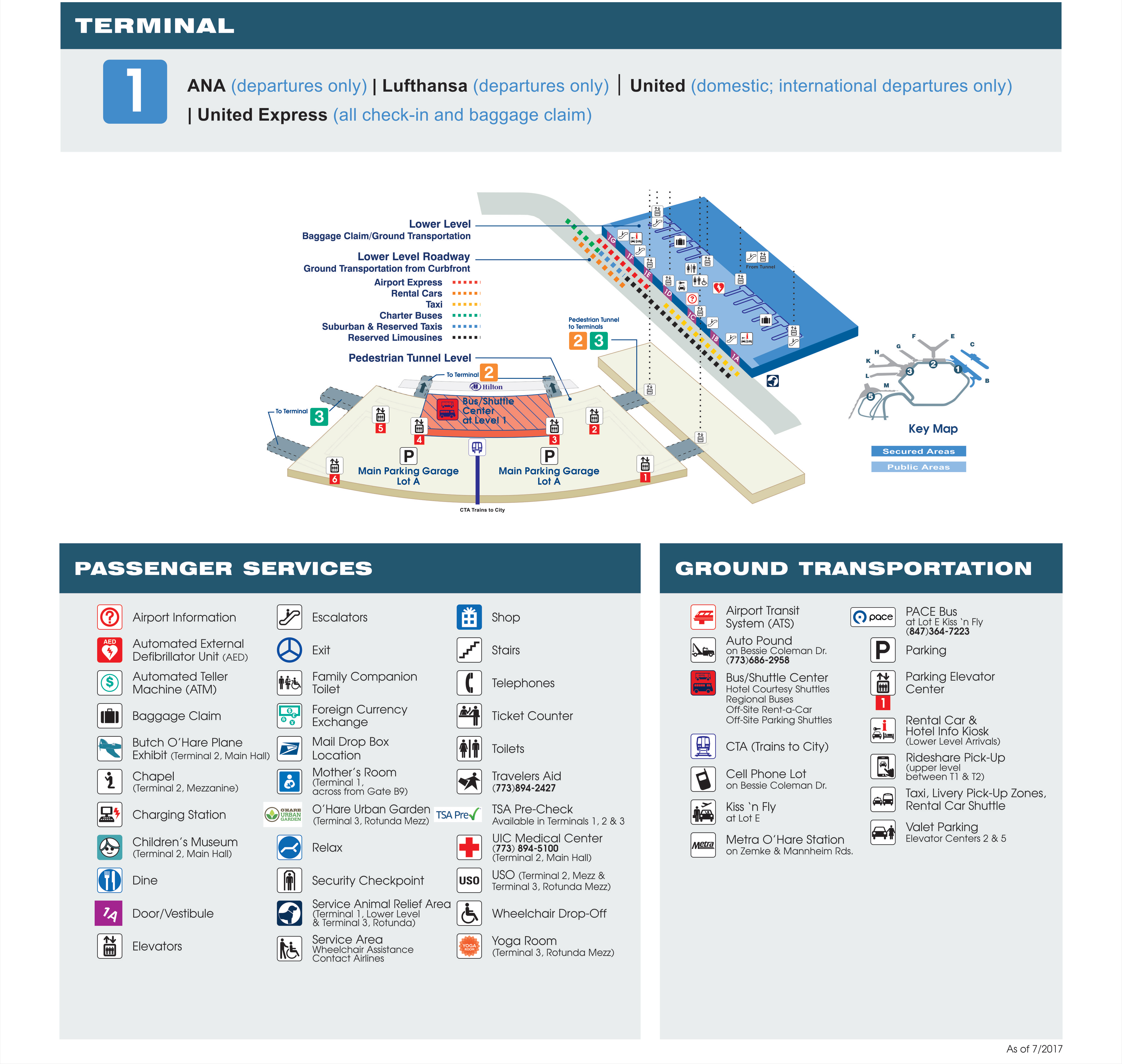 O'Hare International Airport Map