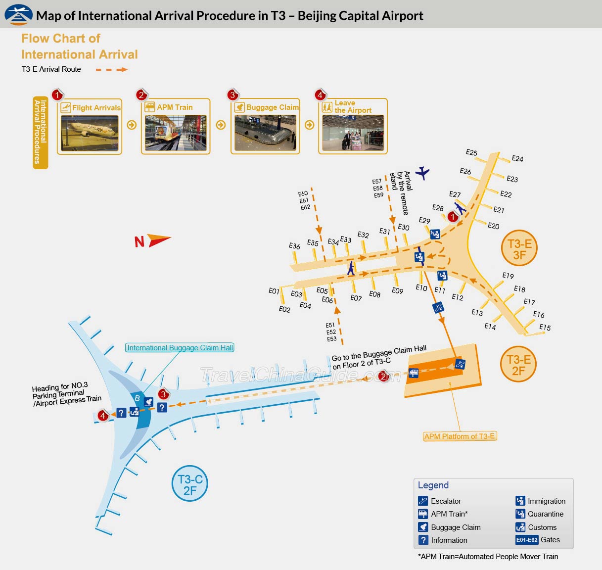 Beijing International Airport Terminal Map
