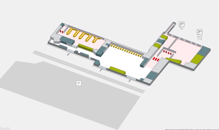 Aeropuerto de Reus Map (REU) Printable Terminal Maps