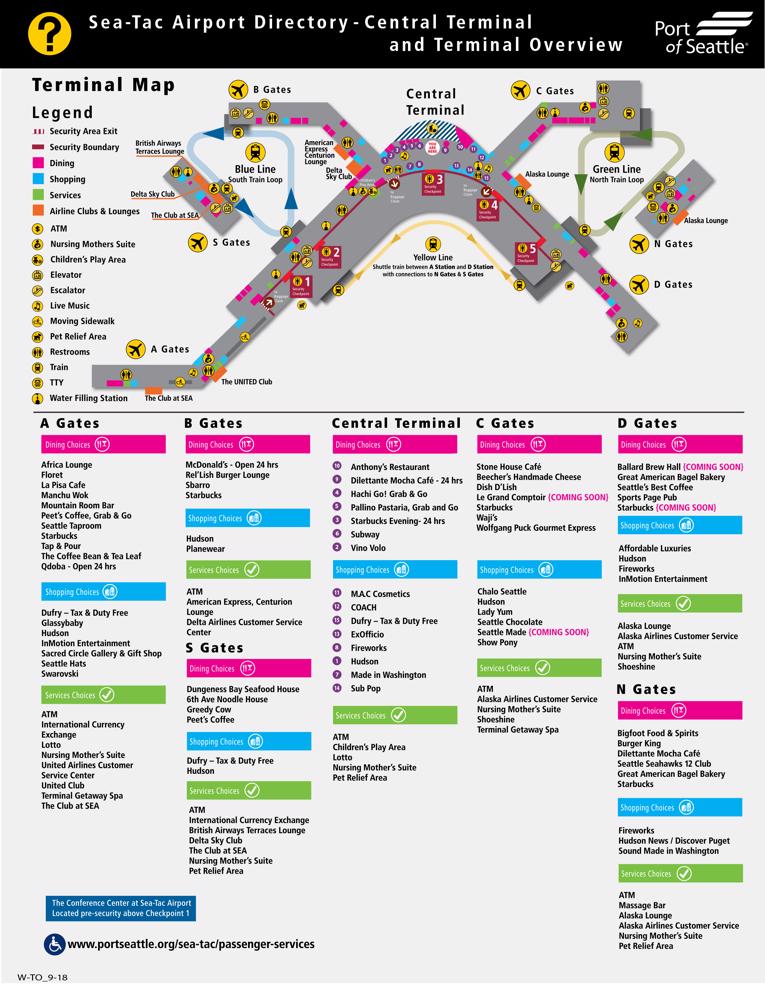 sea airport terminal map 10 Private Seattle Tacoma Airport Sea Transfers Taxi 2020 sea airport terminal map