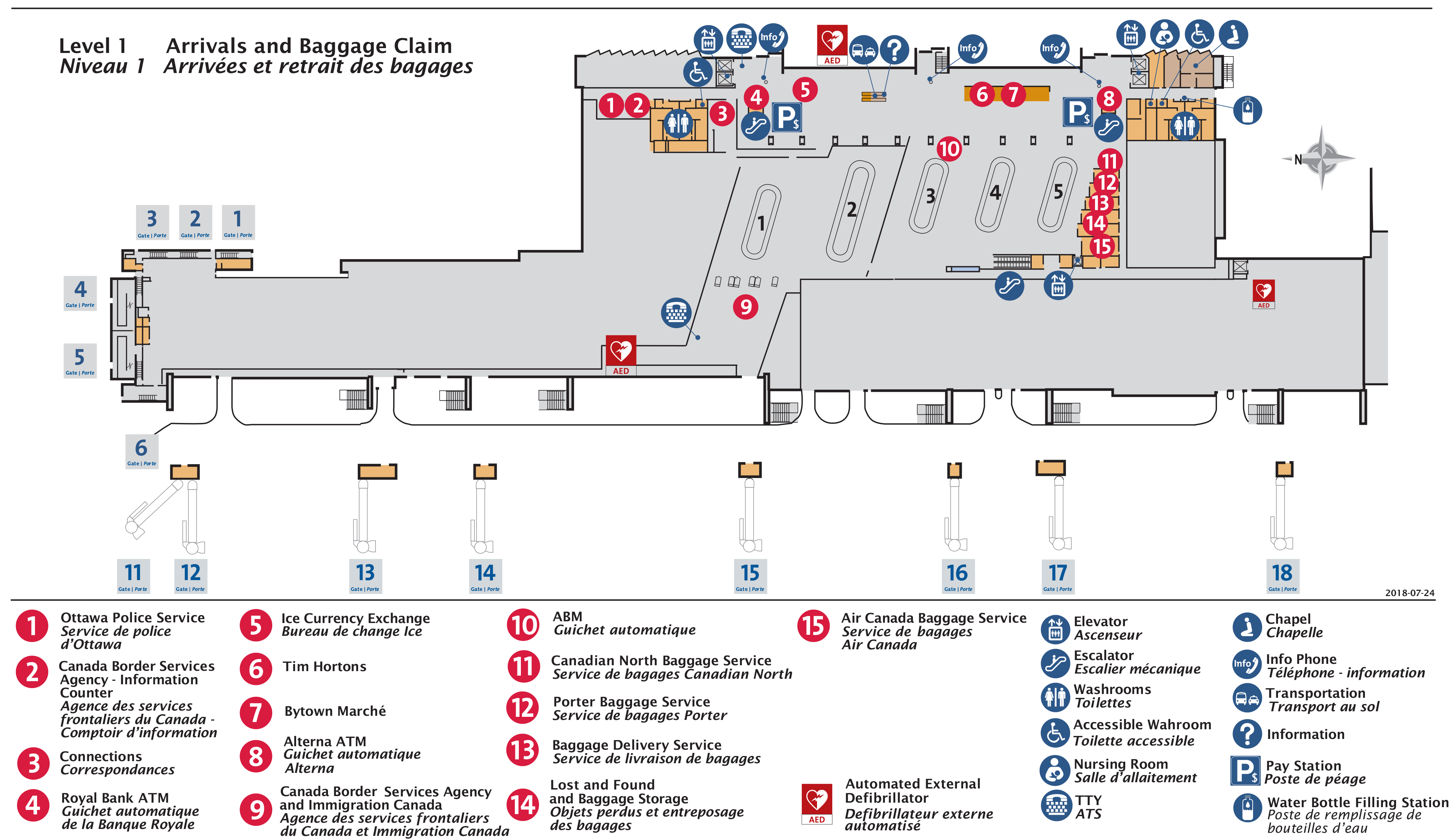 Yow Departures