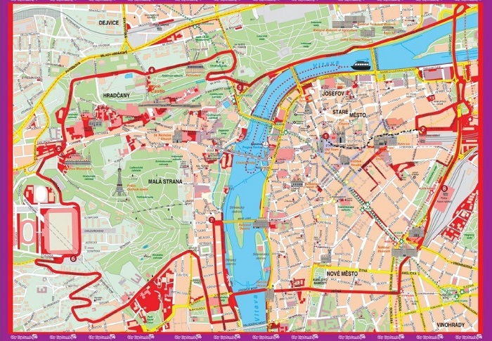 Istanbul City Sightseeing Hop-On Hop-Off Bus Tour Map