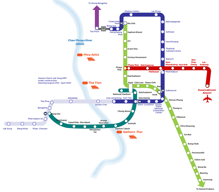 Bangkok Metro Map