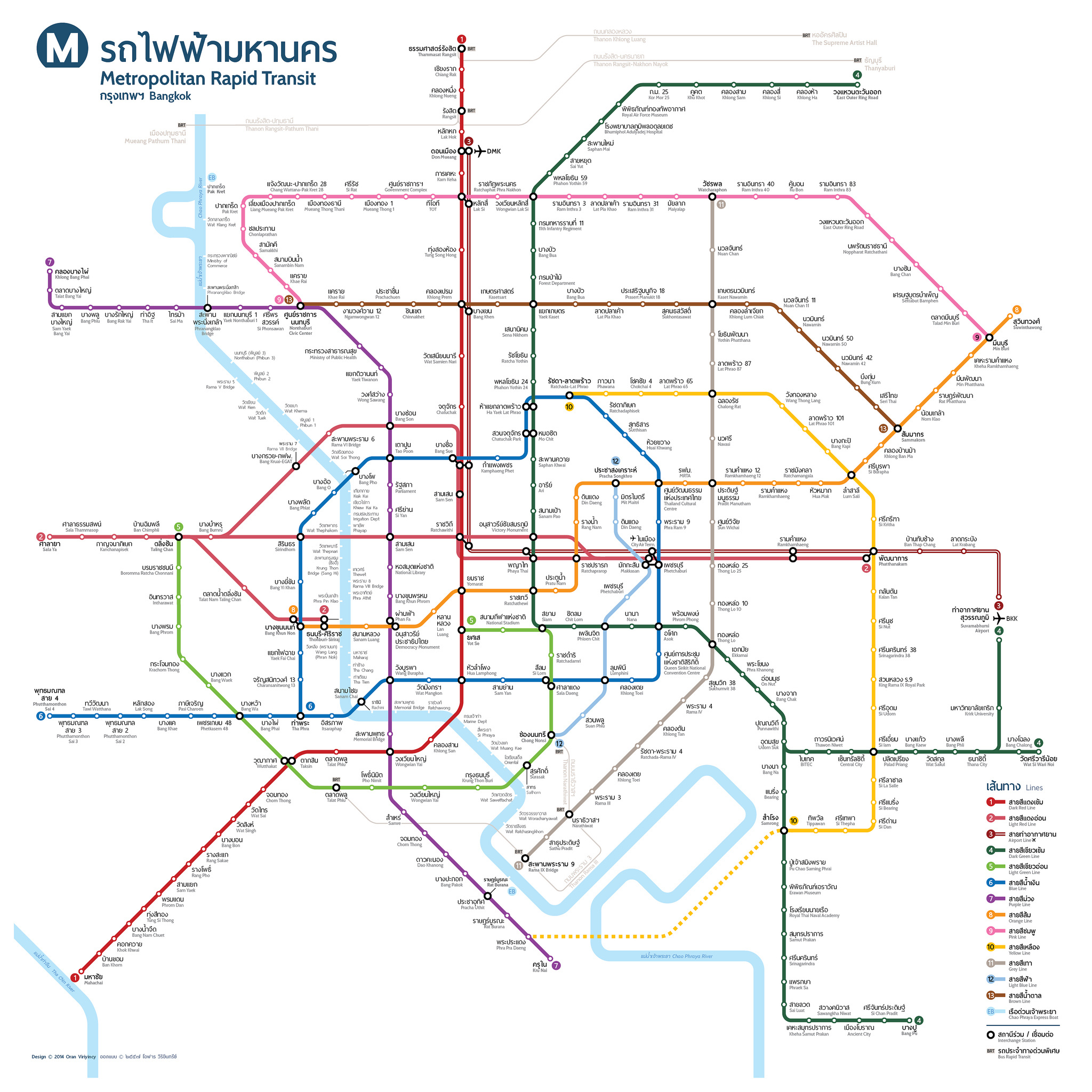 Bangkok Transport Map