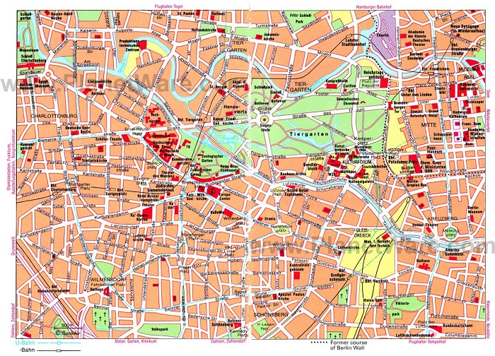 Berlin Tourist Map