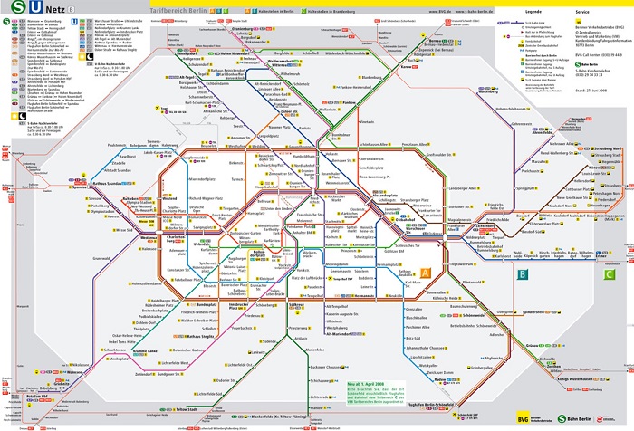 Berlin Transport Map
