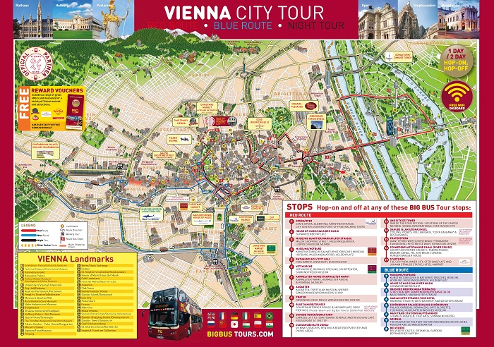 Vienna Big Bus Map 