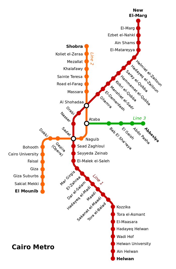 Cairo Metro Map