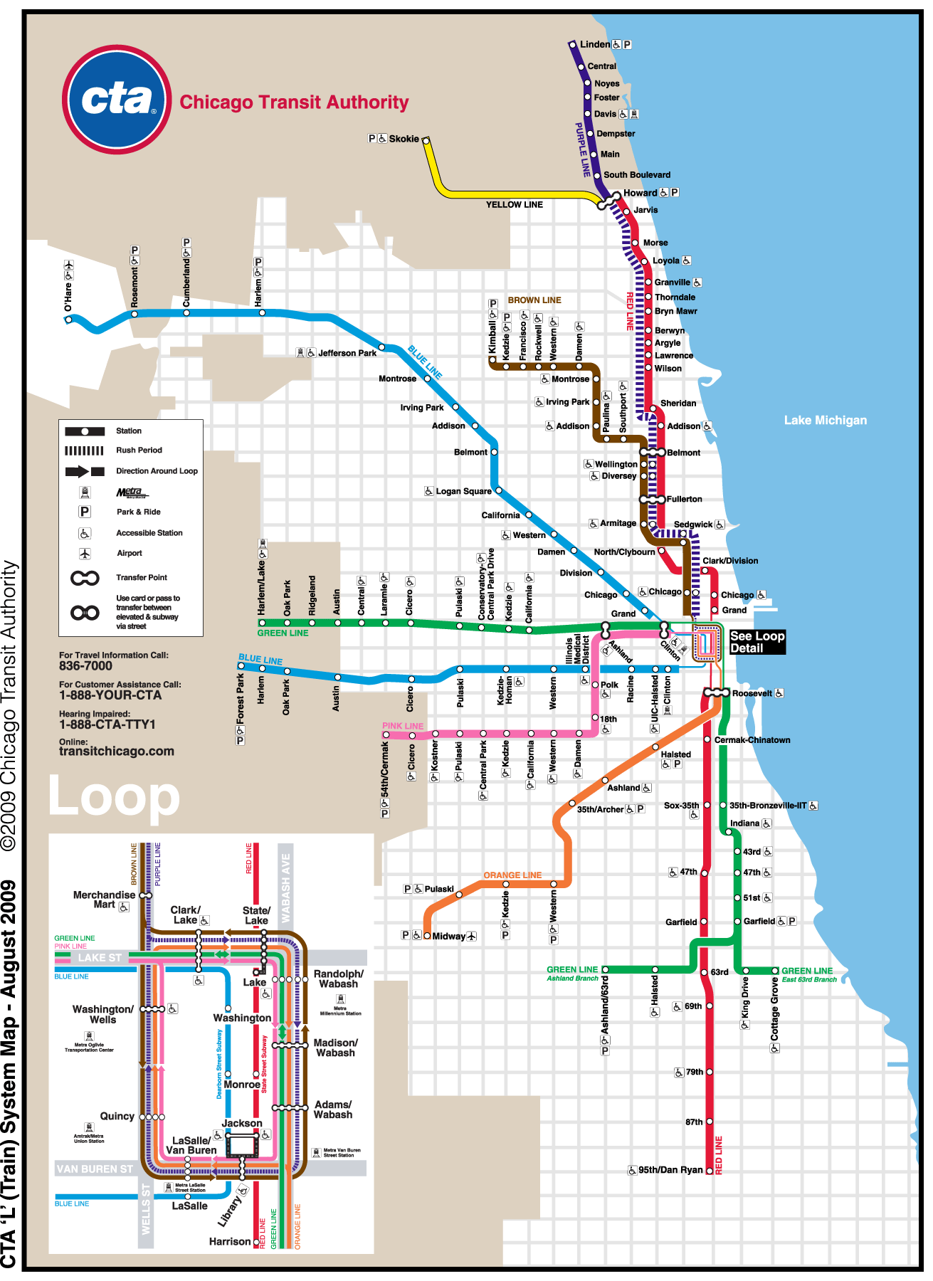 Chicago Metro Map