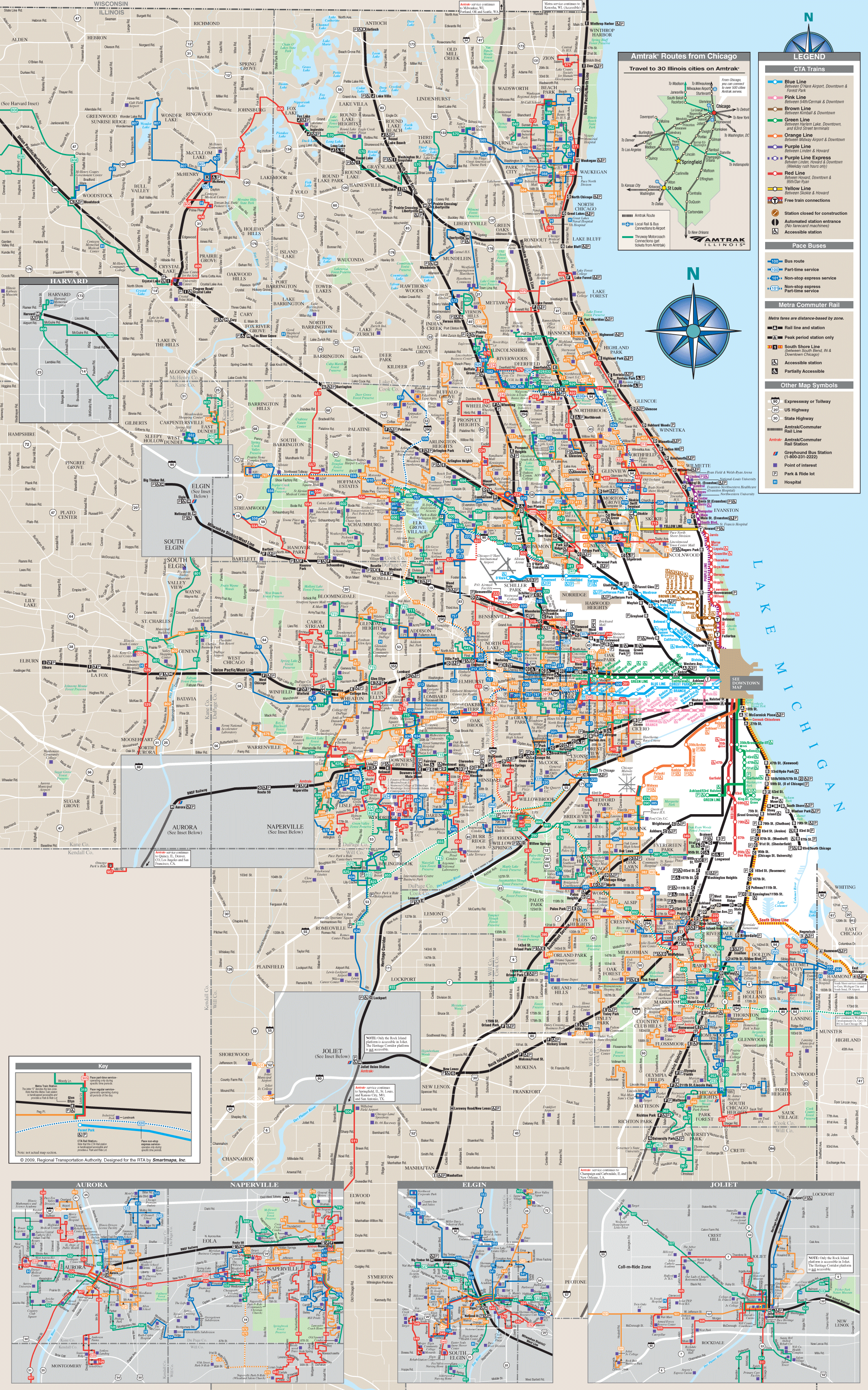 Chicago Transport Map