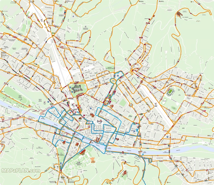 Florence Transport Map