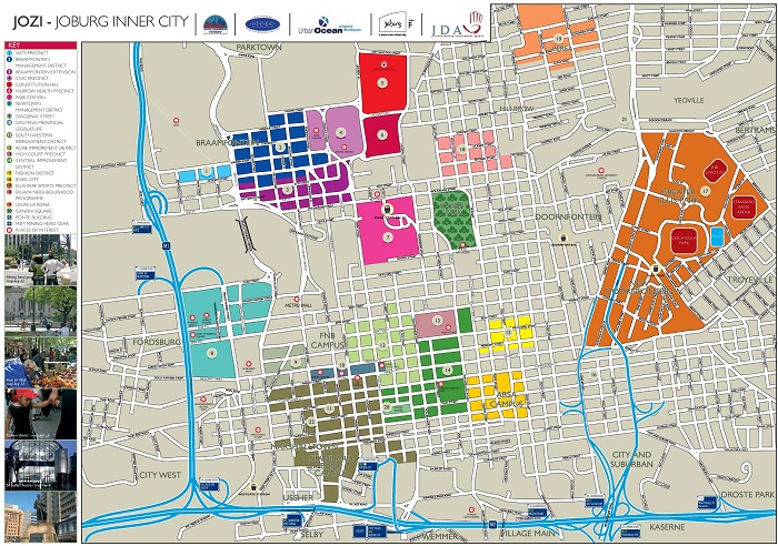 Johannesburg Tourist Map