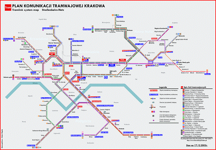 Krakow Metro Map