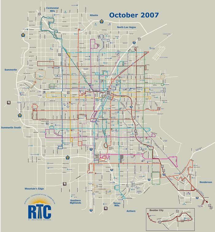 Las Vegas Transport Map