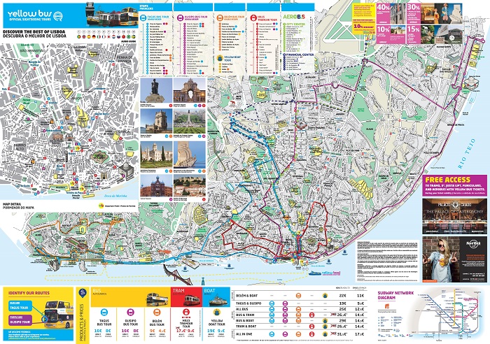 lisbon open top bus tour map