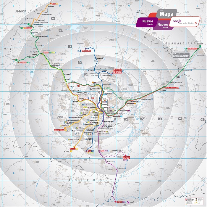 Madrid Transport Map