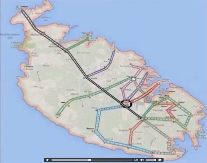 Malta Metro Map