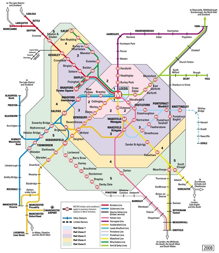 Manchester Transport Map