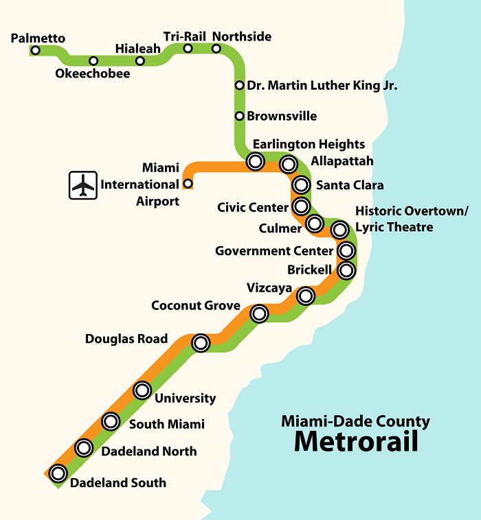 Miami Metro Map