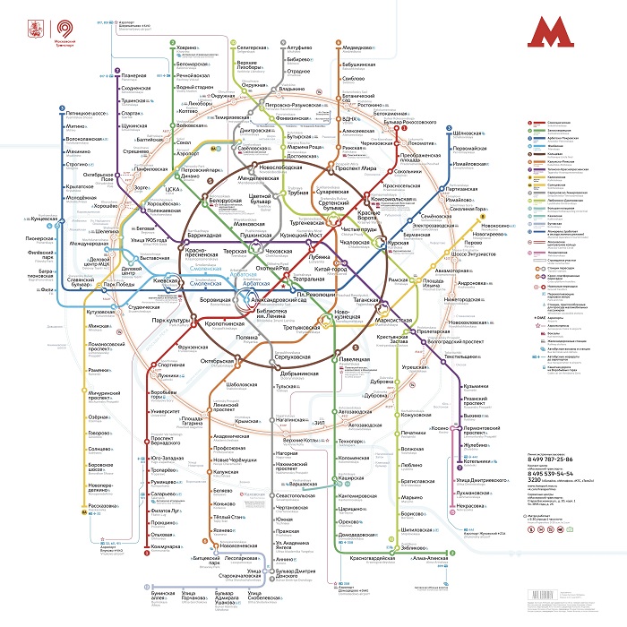 Moscow Metro Map