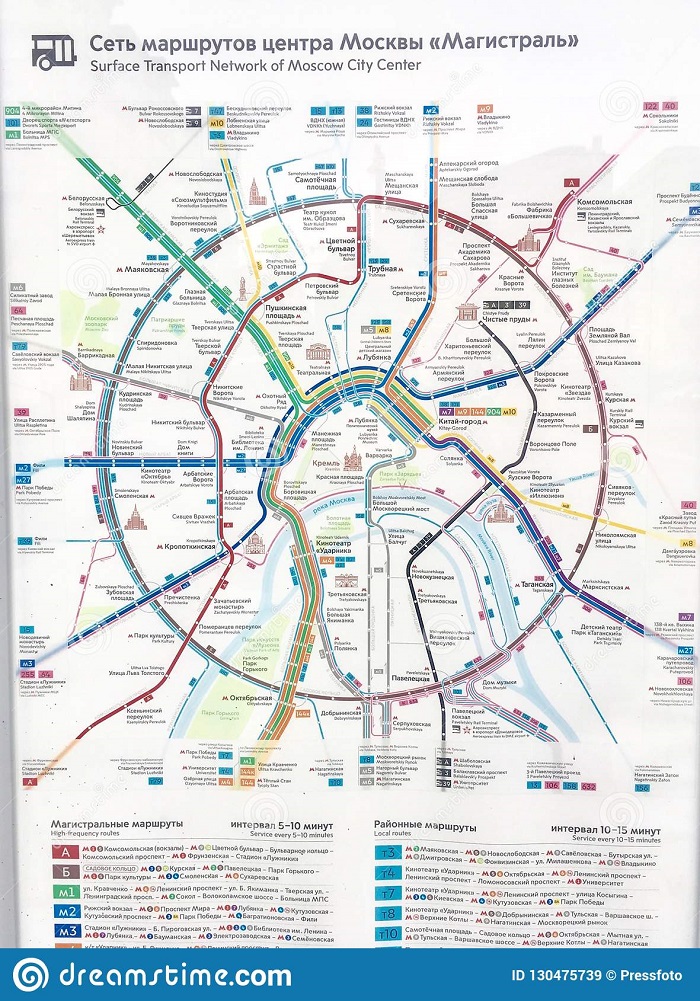 Moscow Transport Map