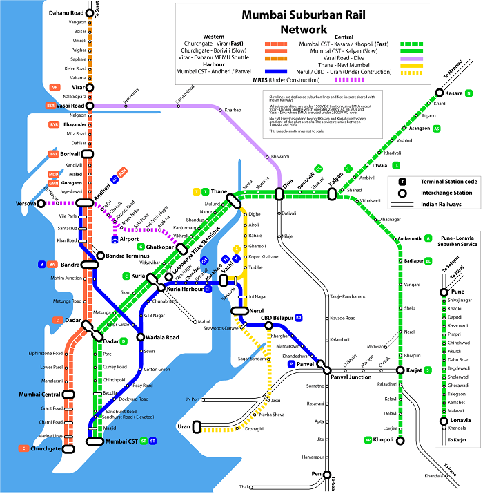 Mumbai Metro Map