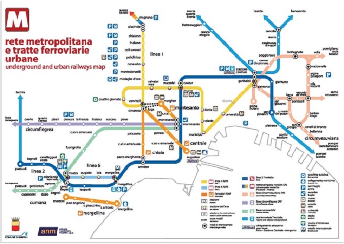 Naples Transport Map