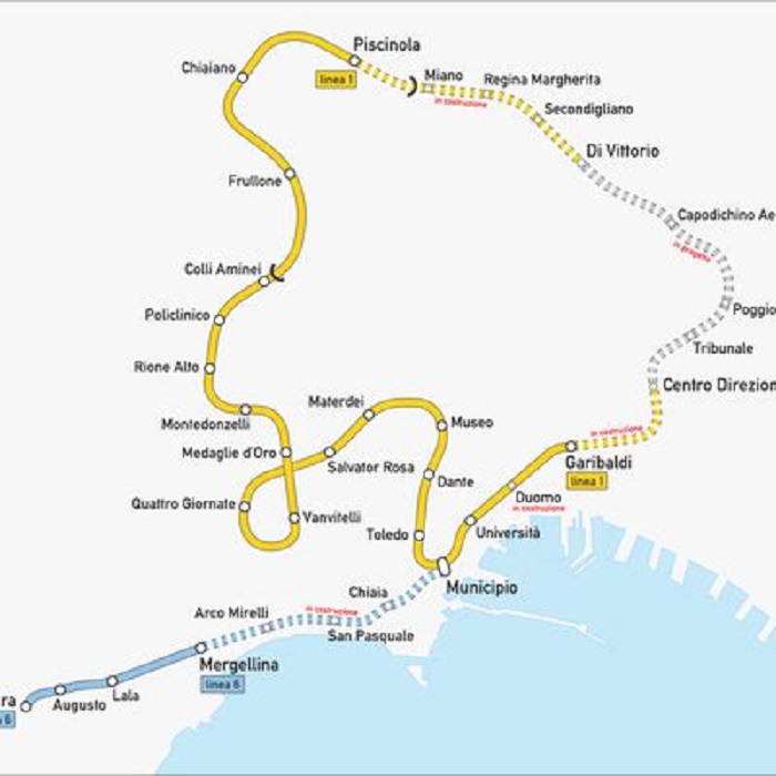 Naples Walking Tour Map