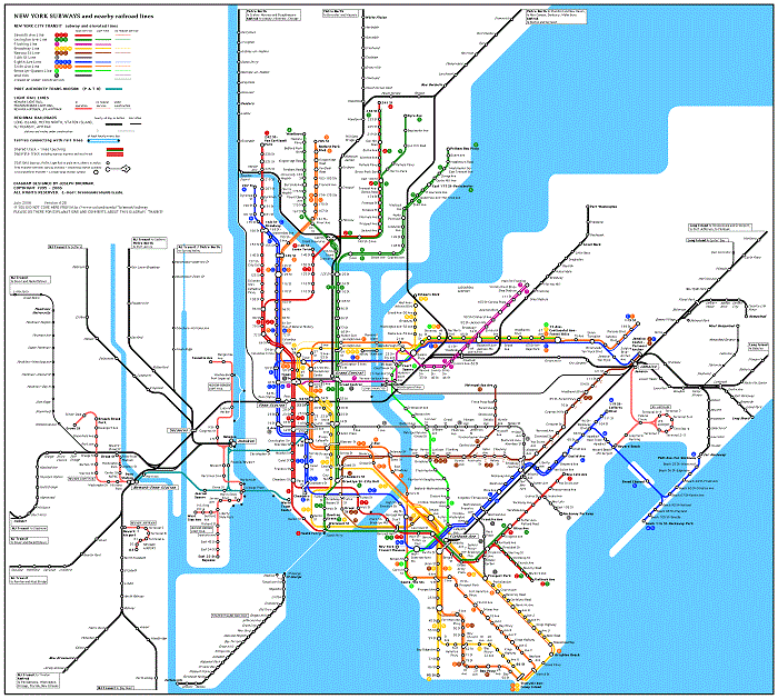 New York Metro Map