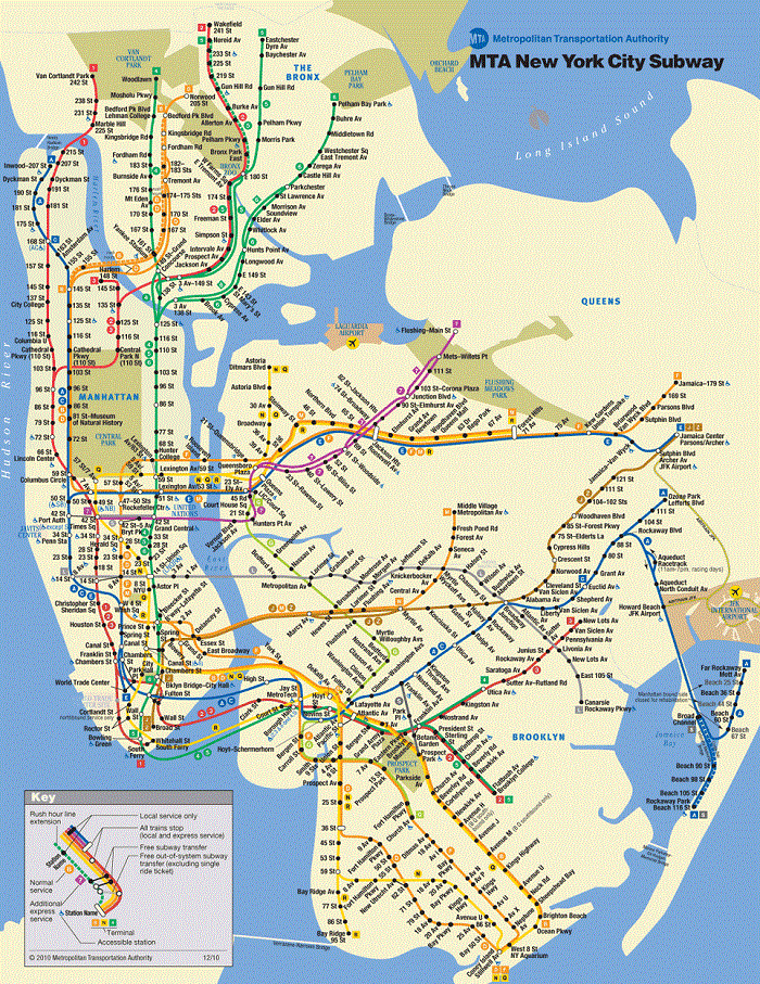New York Attractions Map | FREE PDF Tourist Map of New York, Printable
