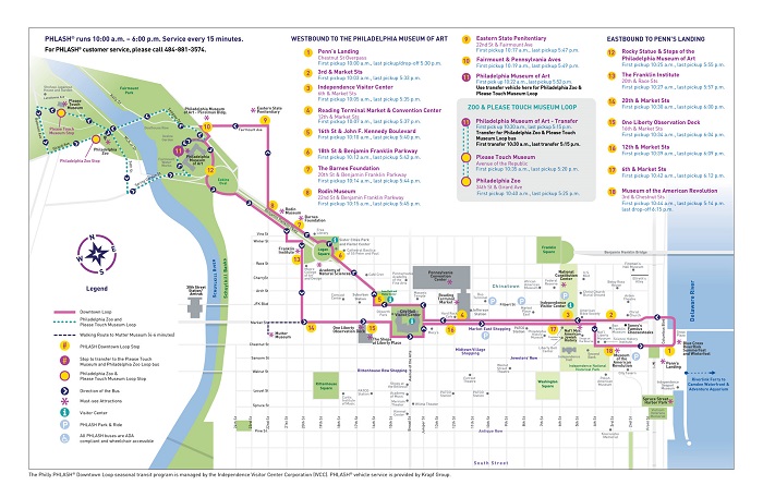 Philadelphia Transport Map