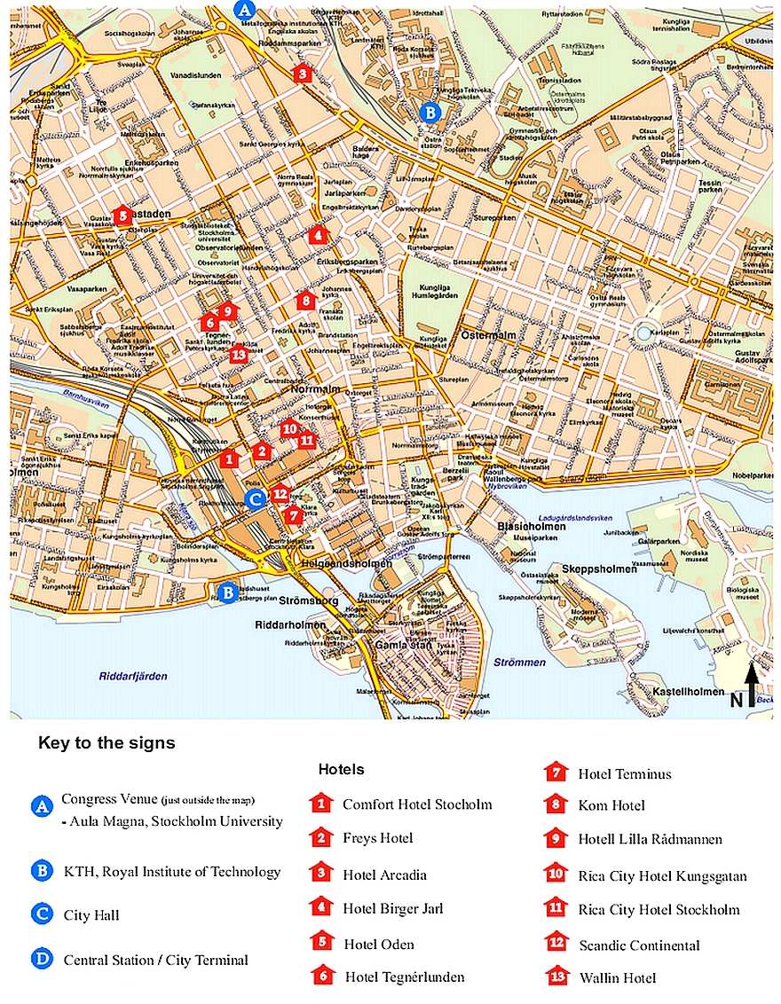 Stockholm Tourist Map