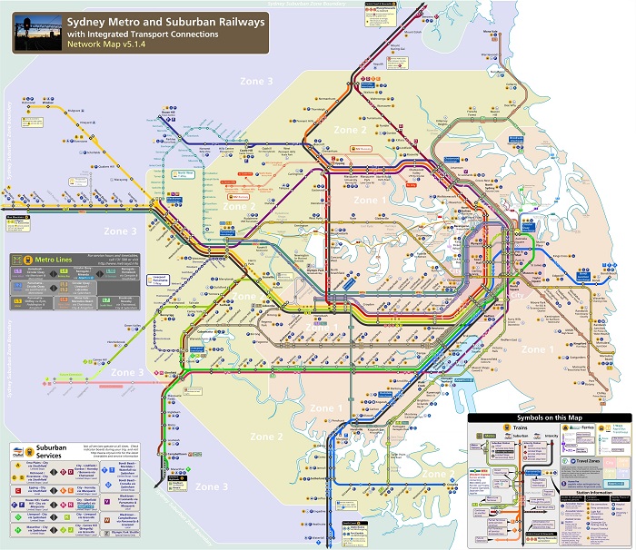 Sydney Metro Map