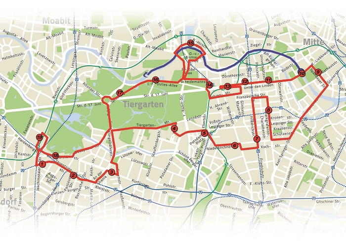 Berlin Tempelhofer Bus Route Map