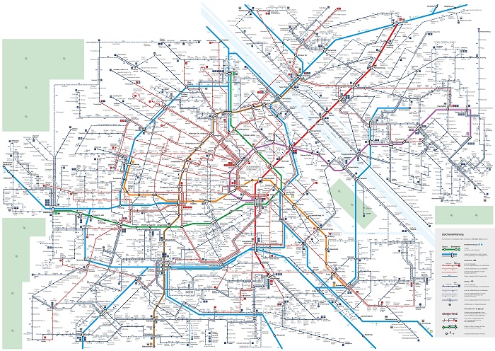 Vienna Transport Map