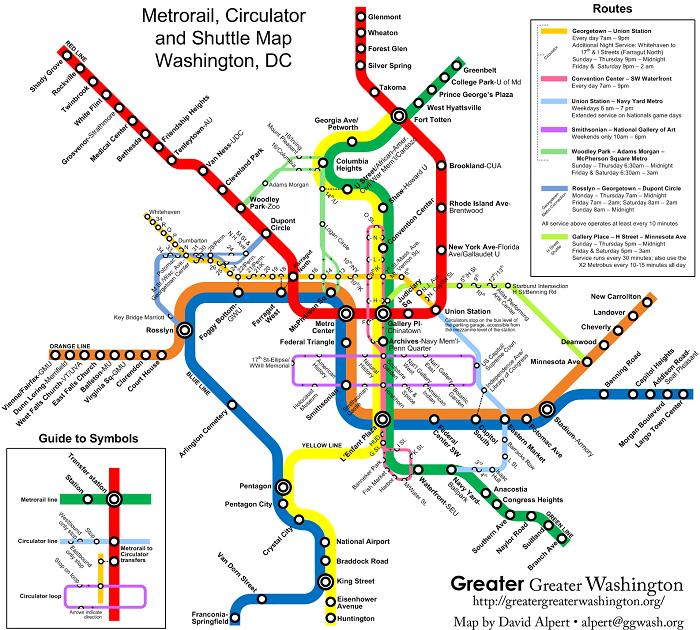 Washington Metro Map