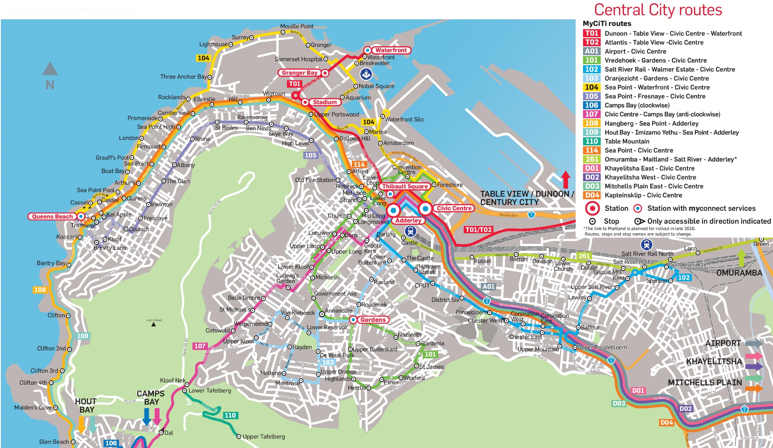 Cape Town Hop On Hop Off | Bus Route Map | Combo Deals ...