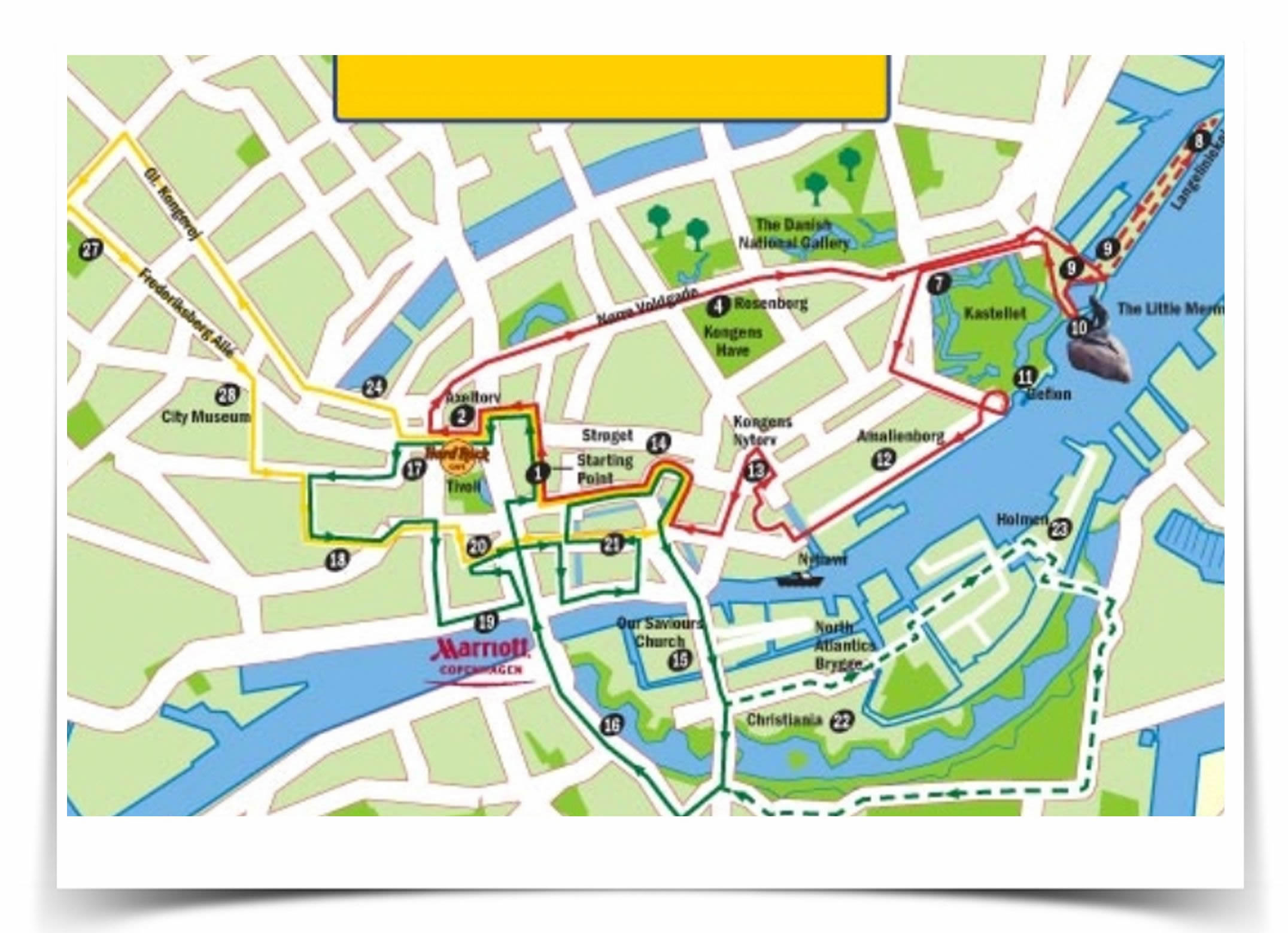 copenhagen map tourist pdf